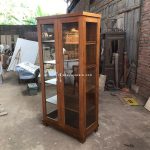 Furniture Modern Display Cabinet Minimalis Kayu Jati RKJ-DCB 04