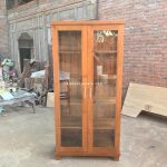 Furniture Modern Display Cabinet Minimalis Kayu Jati RKJ-DCB 04 - Image 2