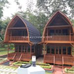 Desain Terbaru Rumah Kayu Model Unik RKJ-RKU 02