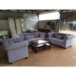 Furiture Set Meja Kursi Sofa Ruang Tamu Chesterfield RJK-SKMTU 03