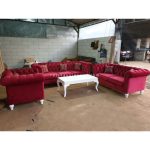 Furiture Set Meja Kursi Sofa Ruang Tamu Chesterfield RJK-SKMTU 04