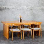 Furniture Ruang Makan Set Meja Kursi Makan Minimalis Kayu Jati RKJ-SMKM 02