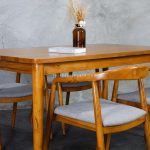 Furniture Set Meja Kursi Makan Minimalis Kayu Jati RKJ-SMKM 01 - Image 5