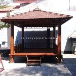 Gazebo Sederhana Kayu Glugu RKJ-GZO 06