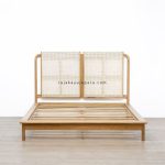 Harga Ranjang Minimalis Modern Kayu Jati Kombinasi Rotan RJK-TTDR 04 - Image 3
