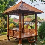 Jual Gazebo Taman Kayu Jati Minimalis RKJ-GZO 03