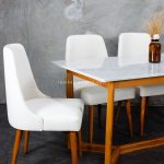 Mebel Jepara Set Meja Kursi Makan Minimalis Kayu Jati RKJ-SMKM 03 - Image 3