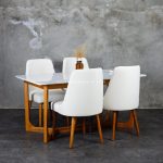 Mebel Jepara Set Meja Kursi Makan Minimalis Kayu Jati RKJ-SMKM 03 - Image 2