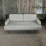 Minimalis Sofa Living Room 2 Seater Kayu Jati Modern RKJ-SFO 02