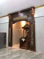 Furniture Masjid Mihrab Masjid Ukiran Kayu Jati Mewah RKJ-FUM 01 - Image 2
