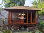 Pengrajin Gazebo Kayu Kelapa Dinding Kaca RKJ-GZO 09