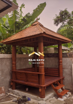 Jual Gazebo Jati Jepara Harga Murah RKJ-GZO 11 - Image 2