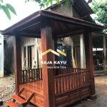 Jual Gazebo Minimalis Kayu Jati Jepara RKJ-GZO 15