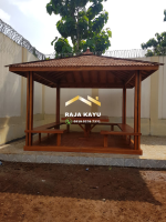 Jual Gazebo Minimalis Kayu Jati RKJ-GZO 13
