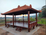Jual Gazebo Minimalis Jati Jepara RKJ-GZO 16 - Image 2