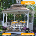 gazebo minimalis kayu jati jepara