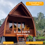 rumah lumbung kayu jati 4x6 meter