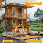 Rumah Minimalis Kayu Jati Tingkat