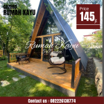 Rumah Kayu Minimalis Modern | Rumah Glamping