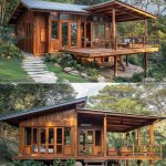 Rumah Kayu Glamping Minimalis Jepara