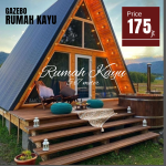 Rumah Kayu Segitiga | Rumah Kayu Minimalis | Rumah Kayu Jepara