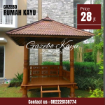 gazebo kayu jati | gazebo minimalis | gazebo jepara