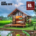 Rumah Kayu Minimalis Modern | Rumah Glamping