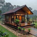 Rumah Kayu Minimalis Modern | Rumah Glamping
