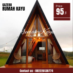 Rumah Glamping Kayu Jati jepara