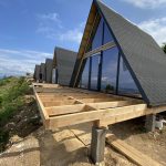 Rumah Segitiga Kayu Jati Minimalis Modern | Rumah Glamping