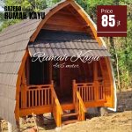 Rumah Glamping Lumbung 4x6 Meter Kayu Jati Tua