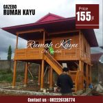 Rumah Panggung Kayu Jati Minimalis 5x7 Meter