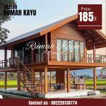 Rumah Kayu Jati Minimalis Modern Berkualitas