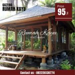 Rumah Kayu Minimalis Modern Atap Sirap Ulin