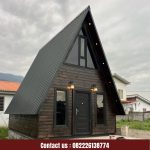 Jual Rumah Kayu Segitiga Bongkar Pasang | Rumah Kayu Minimalis