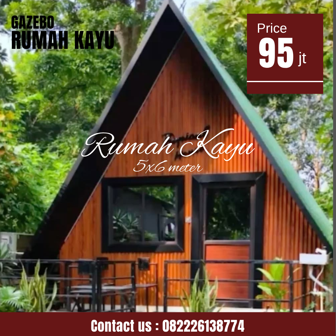 Abu Abu Inspirasi Desain Moderen Furniture Instagram Post Rumah Segitiga Kayu Jati Minimalis | Rumah Kayu Segitiga - Image 1