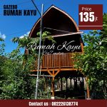 Rumah Panggung Lumbung Kayu Jati Jepara