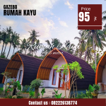 Jual Rumah Lumbung Kayu Jati Minimalis Modern