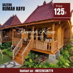 Jual Rumah Joglo Kayu Jati Minimalis