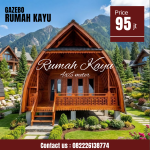 Jual Rumah Lumbung Minimalis Kayu Jati Tua