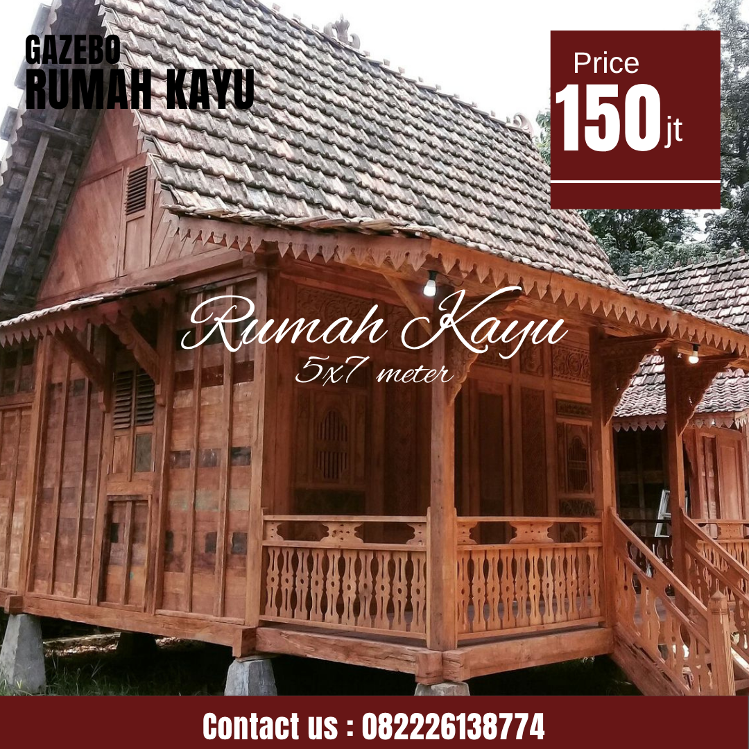 Abu Abu Inspirasi Desain Moderen Furniture Instagram Post (24) Rumah Joglo Kayu Jati Model Gladak - Image 1
