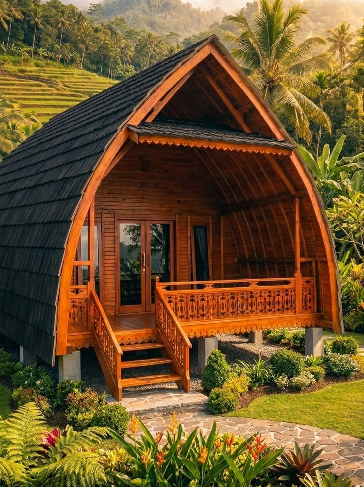 dddf8b1c98fa8e998b19ed2df67d5c01 Rumah Kayu Lumbung Minimalis Kayu Jati - Image 1
