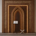 Mihrab Masjid Kayu Jati Jepara – Ukiran Mewah Harga Terbaik