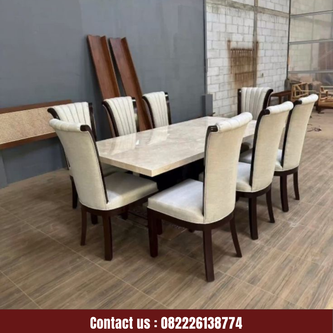 Abu Abu Inspirasi Desain Moderen Furniture Instagram Post (39) Jual Meja Makan Marmer Luxury 6 Kursi Harga Terbaik - Image 1