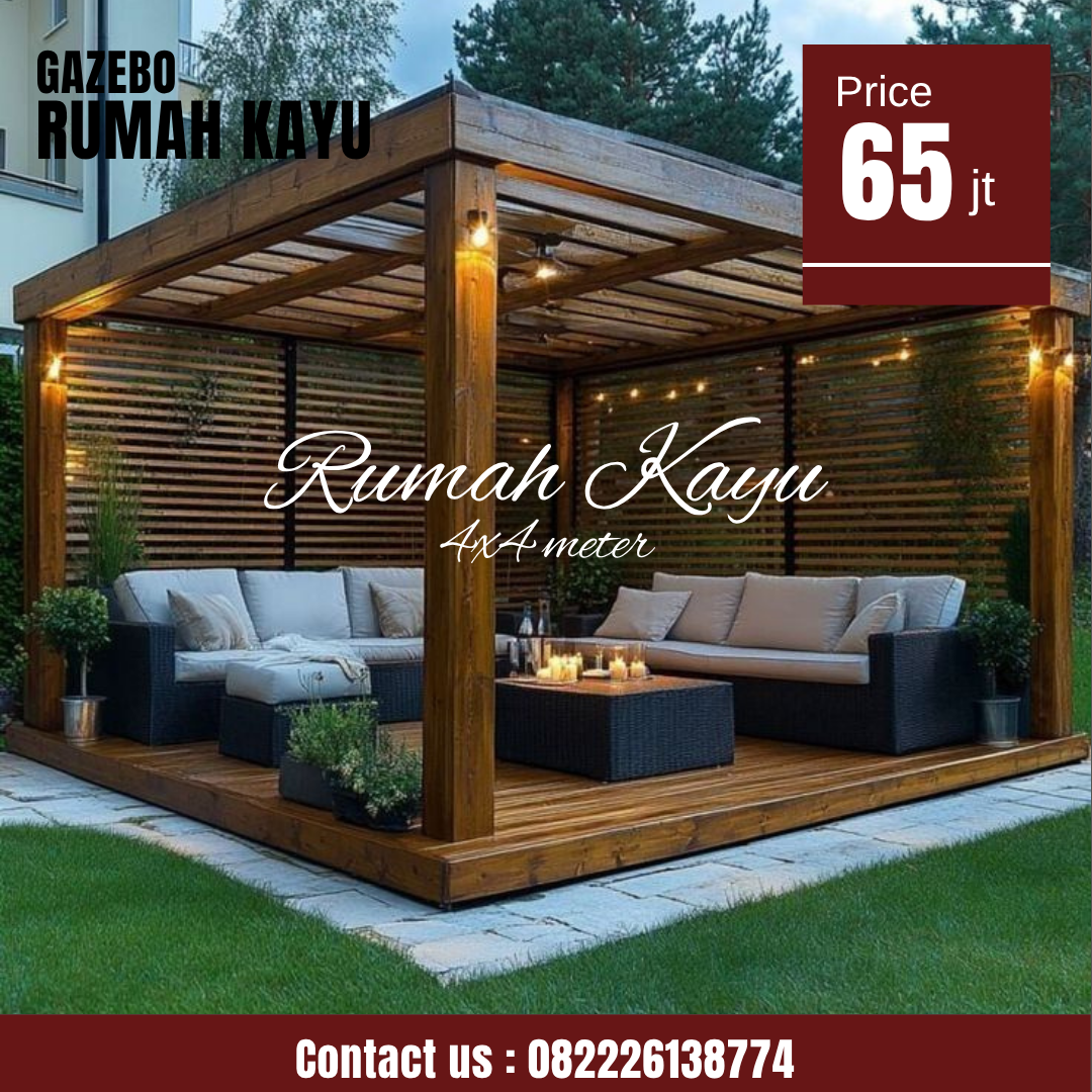Abu Abu Inspirasi Desain Moderen Furniture Instagram Post (44) Jual Gazebo Taman Kayu Jati Modern Minimalis Desain Elegan - Image 1