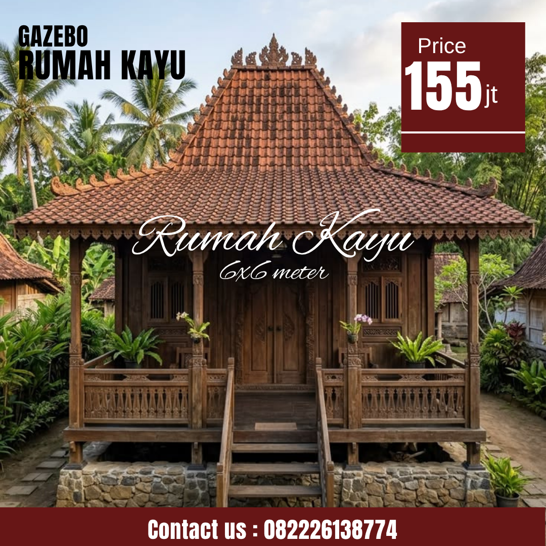 Abu Abu Inspirasi Desain Moderen Furniture Instagram Post (53) Jual Rumah Joglo Gladak Kayu Jati Asli Jepara Berkualitas Premium - Image 1