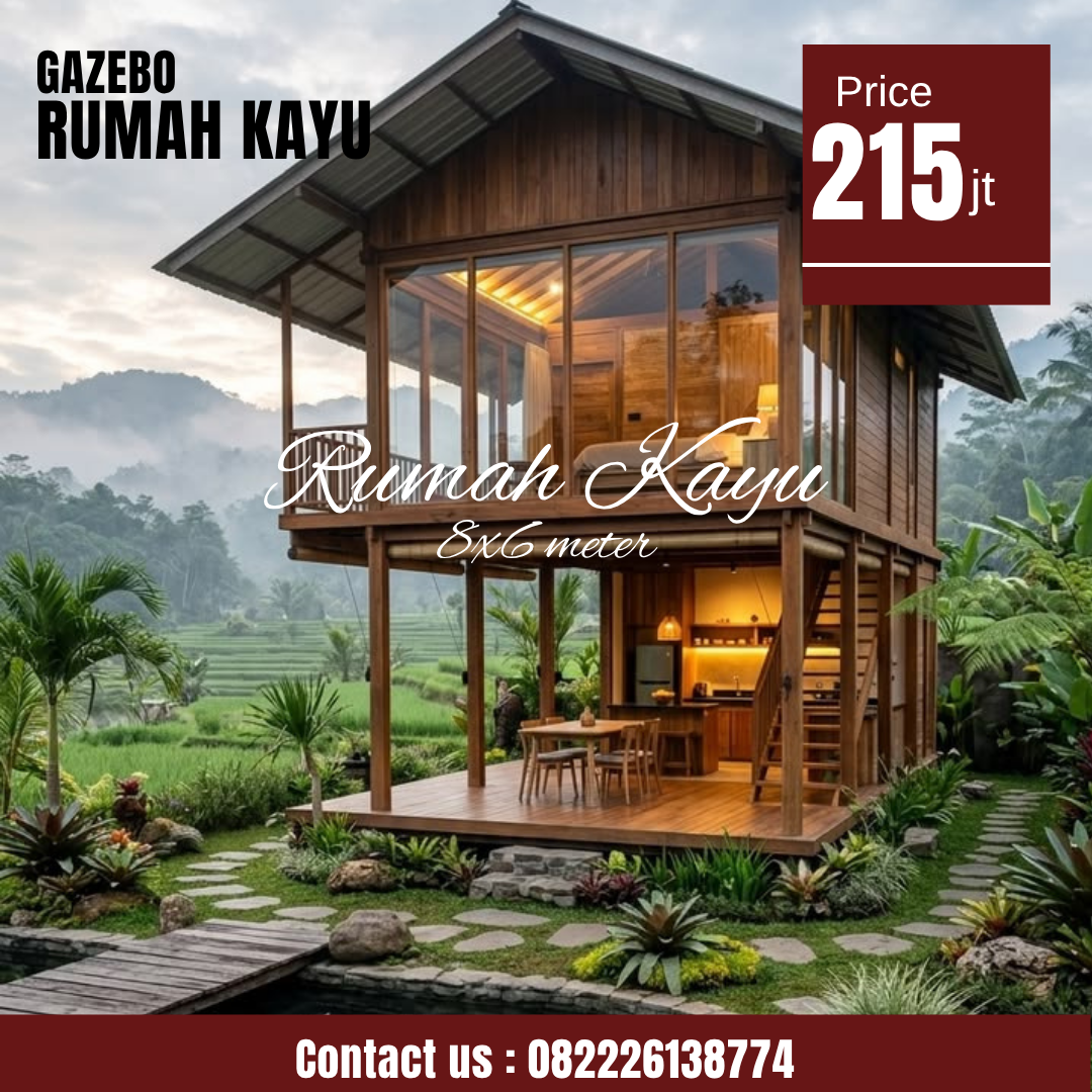 Abu Abu Inspirasi Desain Moderen Furniture Instagram Post (81) Rumah Kayu Minimalis 2 Lantai – Elegan, Kokoh & Bisa Custom - Image 1
