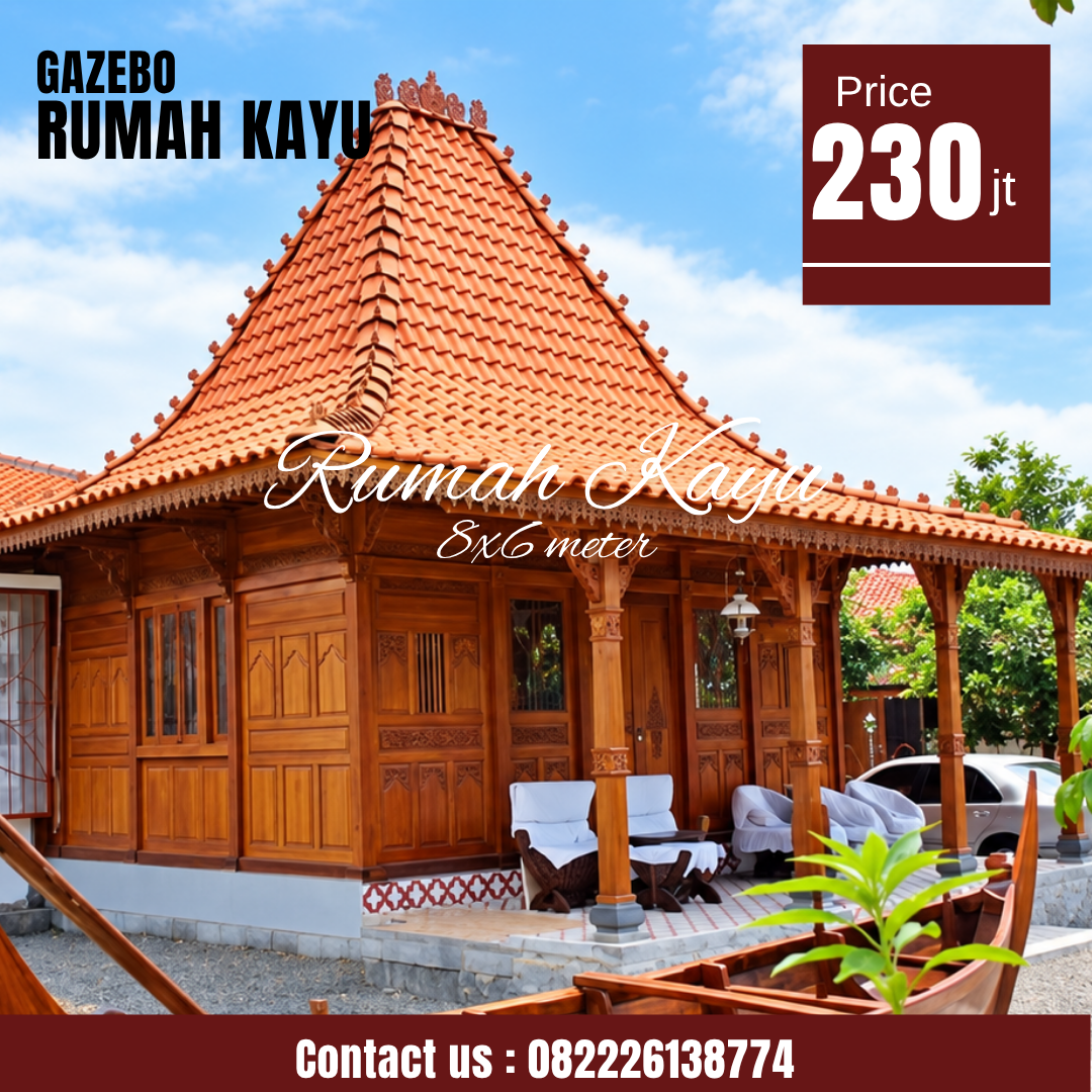 Abu Abu Inspirasi Desain Moderen Furniture Instagram Post - 2026-09-23T184010.771 Rumah Joglo Kayu Jati Asli dengan Ukiran Jepara - Image 1