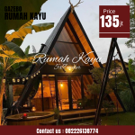 Rumah Segitiga A-Frame Kayu – Desain Unik dan Kekinian