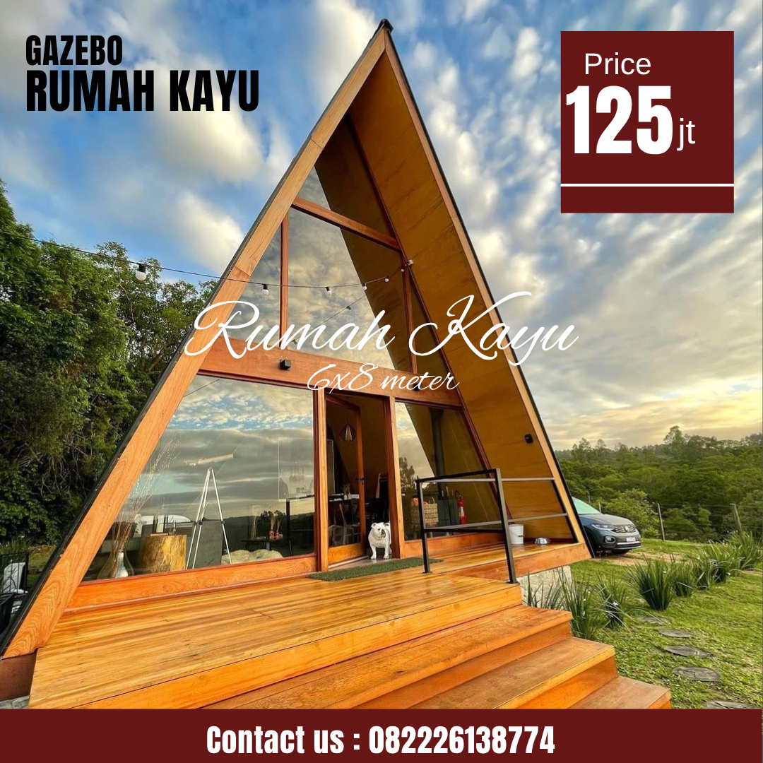 Abu Abu Inspirasi Desain Moderen Furniture Instagram Post - 2026-10-16T210953.326 Rumah Segitiga Kayu Jati Minimalis Modern untuk Villa dan Glamping - Image 1